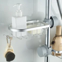 Faucet Storage Rack,Sink Organizer for Soap Sponge Brush Scrubber Sink Caddy Organizer Suitable for Most of Kitchen Faucets and Bathroom Faucets