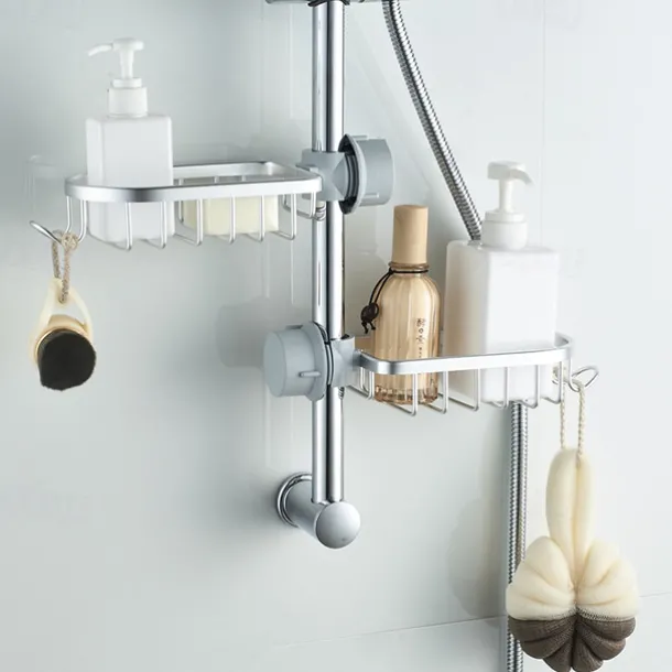 Faucet Storage Rack,Sink Organizer for Soap Sponge Brush Scrubber Sink Caddy Organizer Suitable for Most of Kitchen Faucets and Bathroom Faucets