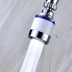 Faucet Water Filter for Bathroom Kitchen Sink Skin Face Wash, Faucet Filter Replacement Shower Head For Hard Water, Filtration Remove Chlorine Fluoride Heavy Metals