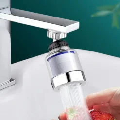 Faucet Water Filter for Bathroom Kitchen Sink Skin Face Wash, Faucet Filter Replacement Shower Head For Hard Water, Filtration Remove Chlorine Fluoride Heavy Metals