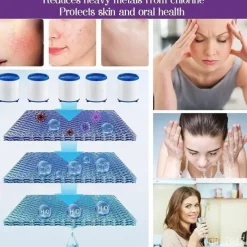 Faucet Water Filter for Bathroom Kitchen Sink Skin Face Wash, Faucet Filter Replacement Shower Head For Hard Water, Filtration Remove Chlorine Fluoride Heavy Metals