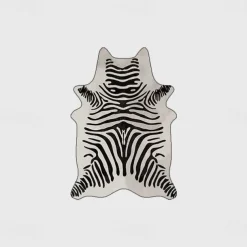 Faux Animal Leather Irregular Doormat Kitchen Mat Floor Mat Non-Slip Area Rug Oil Proof Rug Indoor Outdoor Mat Bedroom Decor Bathroom Mat Entrance Rug