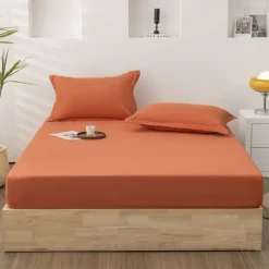 Fitted Sheet,Mattress Protector,Soft Wrinkle & Fade Resistant-Bottom Sheet,Fitted Mattress Pad Cover with Deep Pocket