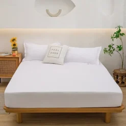Fitted Sheet,Mattress Protector,Soft Wrinkle & Fade Resistant-Bottom Sheet,Fitted Mattress Pad Cover with Deep Pocket