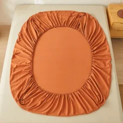 Fitted Sheet,Mattress Protector,Soft Wrinkle & Fade Resistant-Bottom Sheet,Fitted Mattress Pad Cover with Deep Pocket