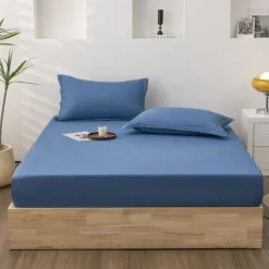 Fitted Sheet,Mattress Protector,Soft Wrinkle & Fade Resistant-Bottom Sheet,Fitted Mattress Pad Cover with Deep Pocket