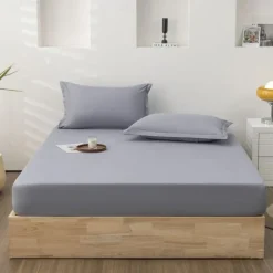 Fitted Sheet,Mattress Protector,Soft Wrinkle & Fade Resistant-Bottom Sheet,Fitted Mattress Pad Cover with Deep Pocket