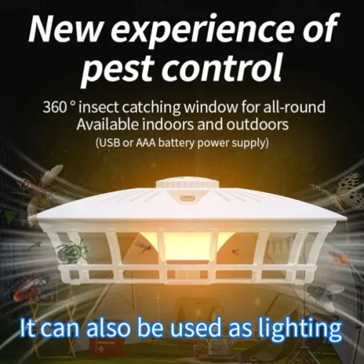 Flea Traps for Inside Your Home, Flea Light Trap for Indoor Flea Infestation, Flea Lamp Catcher Killer For Insect Bedbug Moth Mosquito Fly Ant Cockroach