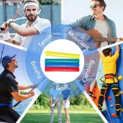 Flex Therapy Bar, Flexbar for Physical Therapy & Resistance Bar for Golfers Elbow,Tendinitis,Wrist,Forearms Pain, Improve Grip Strength and Relieve Pain