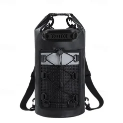 Floating Waterproof Dry Backpack 20L, PVC Drifting Bag, Water-Resistant, Durable, Ideal for Kayaking, Boating, Camping, Outdoor Adventures, Protects Gear from Water, Sand, Dust
