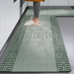 Floor Tile Diatomaceous Earth Kitchen Rug Super Absorbent Kitchen Door Quick-Drying Foot Mat Entry Door Mat Non-Slip Carpet