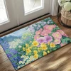 Floral Doormat Kitchen Mat Floor Mat Non-Slip Area Rug Oil Proof Rug Indoor Outdoor Mat Bedroom Decor Bathroom Mat Entrance Rug Spring Summer