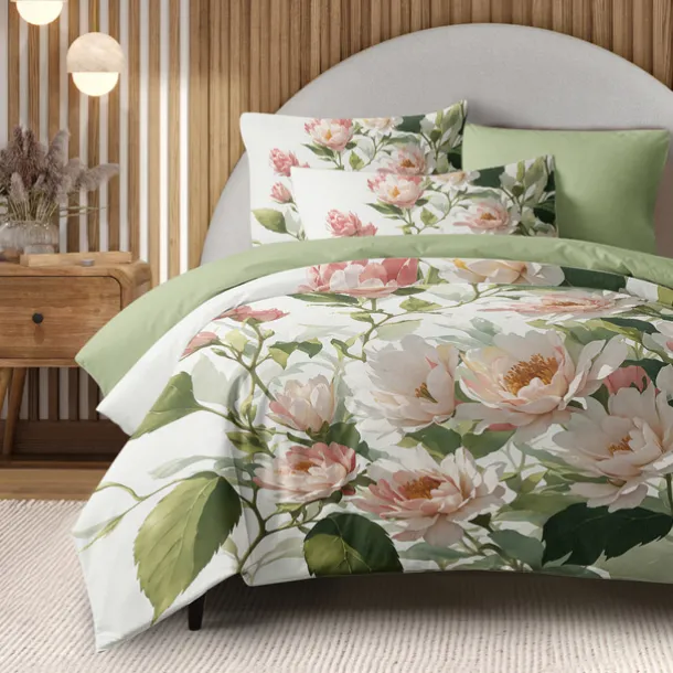 Floral Duvet Cover Full Size Bedding Set Bed Sets Quilt Cover Soft Lightweight Comforter Cover with 2 Pillowcases for Summer Spring