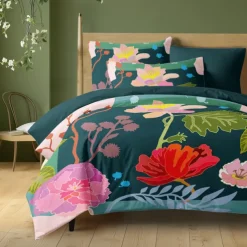 Floral Duvet Cover Full Size Bedding Set Bed Sets Quilt Cover Soft Lightweight Comforter Cover with 2 Pillowcases for Summer Spring
