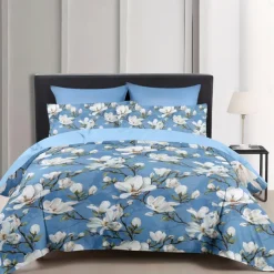 Floral Duvet Cover Set Comforter Set,printed Comforter Cover Cotton Bedding Sets With Envelope Pillowcase, Room Decor King Queen Duvet Cover