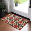Floral Owl Doormat Floor Mats Washable Rugs Kitchen Mat Non-Slip Oil Proof Boho Rug Indoor Outdoor Mat Bedroom Decor Bathroom Mat Entrance Rug
