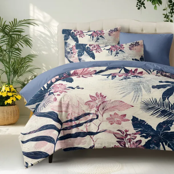 Floral Pattern Duvet Cover Set Set Soft 3-Piece Luxury Cotton Bedding Set Home Decor Gift Twin Full King Queen Size Duvet Cover