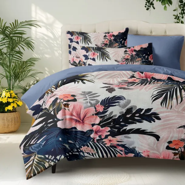 Floral Pattern Duvet Cover Set Set Soft 3-Piece Luxury Cotton Bedding Set Home Decor Gift Twin Full King Queen Size Duvet Cover