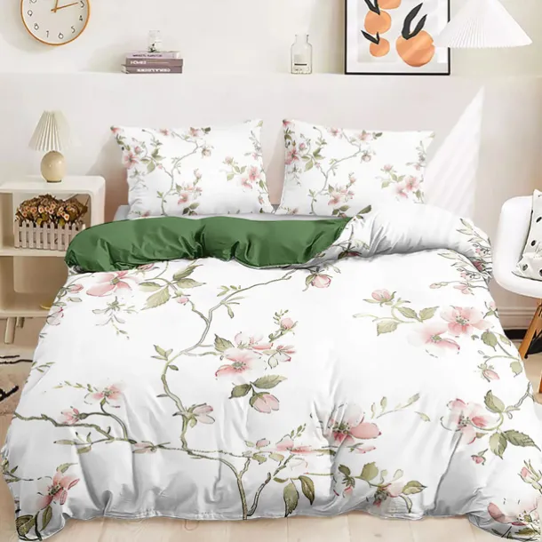 Floral Pattern Duvet Cover Set Set Soft 3-Piece Luxury Cotton Bedding Set Home Decor Gift Twin Full King Queen Size Duvet Cover