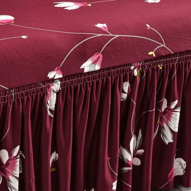 Floral Printed Sofa Cover Stretch Slipcovers with Skirt,Soft Durable Couch Cover 1 Piece Spandex Fabric Washable Furniture Protector fit Armchair Seat/Loveseat/Sofa/XL Sofa/L Shape Sofa