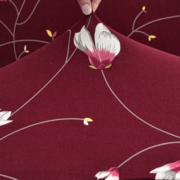 Floral Printed Sofa Cover Stretch Slipcovers with Skirt,Soft Durable Couch Cover 1 Piece Spandex Fabric Washable Furniture Protector fit Armchair Seat/Loveseat/Sofa/XL Sofa/L Shape Sofa