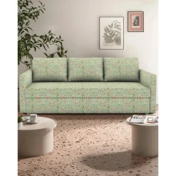 Floral Sofa Bed Cover Futon Cover Solid Color Quilted Slipcovers FRIHETcover LITB PRIME cover