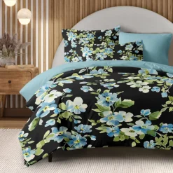 Floral Tropical Series Duvet Cover 3-Piece Set 100% Cotton or Polyester Super Soft Skin Friendly Long Lasting
