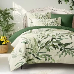 Floral Tropical Series Duvet Cover 3-Piece Set 100% Cotton or Polyester Perfect for Mother's Day Gift Super Soft Skin Friendly Long Lasting