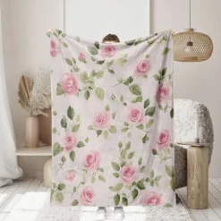 Flower Blanket Soft and Cozy Throw Blanket Featuring Delicate Daisy Design Perfect for Adding Comfort and Charm to Your Bedroom or Living Room Decor