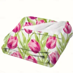 Flower Blanket Soft and Cozy Throw Blanket Featuring Delicate Daisy Design Perfect for Adding Comfort and Charm to Your Bedroom or Living Room Decor