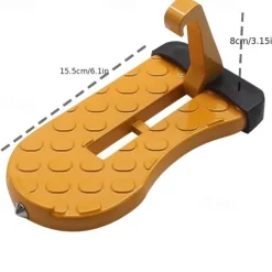 Foldable Car Roof Rack Step Car Door Step Multifunction Universal Latch Hook Foot Pedal Aluminium Alloy Safety Car Accessories