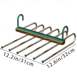 Folding Pant Rack Telescopic Multi-functional Pant Hanger Home Hanging Pant Special Pant Clip Wardrobe Storage Artifac