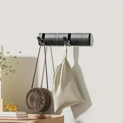 Folding Wall Hanger Hook, Multi-Purpose Hooks Bathroom Coat Towel Holder, Door Back Key Cloth Hook, Wall Mounted Bathroom Organizer Holder, Heavy Duty Coat Wall Hooks