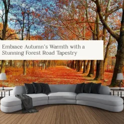 Forest Sunshine Landscape Hanging Tapestry Wall Art Large Tapestry Mural Decor Photograph Backdrop Blanket Curtain Home Bedroom Living Room Decoration