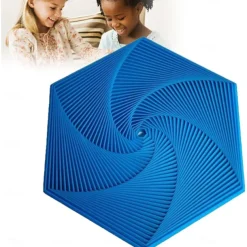 Fractal Fidget Hexagon, 3D Printed Hexagonal Toys, 3D Printed Fidget, Infinity Cube Fidget Toy, Geometric Fidget Toy, Hexagon Spiral Fidget Toy, Stress and Anxiety Fidget Toy