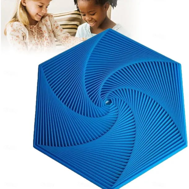 Fractal Fidget Hexagon, 3D Printed Hexagonal Toys, 3D Printed Fidget, Infinity Cube Fidget Toy, Geometric Fidget Toy, Hexagon Spiral Fidget Toy, Stress and Anxiety Fidget Toy