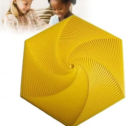 Fractal Fidget Hexagon, 3D Printed Hexagonal Toys, 3D Printed Fidget, Infinity Cube Fidget Toy, Geometric Fidget Toy, Hexagon Spiral Fidget Toy, Stress and Anxiety Fidget Toy