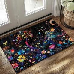 Fresh Flowers Doormat Floor Mats Washable Rugs Kitchen Mat Non-Slip Oil Proof Rug Indoor Outdoor Mat Bedroom Decor Bathroom Mat Entrance Rug