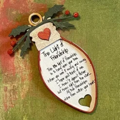 Friend Christmas Ornaments Friends Christmas Keepsakes Gift for Women Friends Christmas Friendship Ornaments for Holiday Unique Design