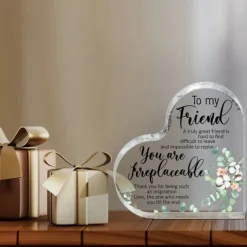 Friends Gift For Women Friendship Bestie Gifts For Woman Best Sunflower Gift Unbiological Sister Gift Christmas Birthday Gift Thank You Gift For Women Acrylic Friendship