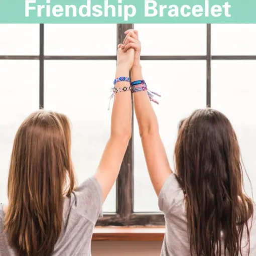 Friendship Bracelet Making Kit Toys, Girls Gifts Ideas, Birthday Present For Teen Girl, Arts And Crafts String Maker Tool, Bracelet DIY, Kids Travel Activity Set Halloween and Christmas Gift
