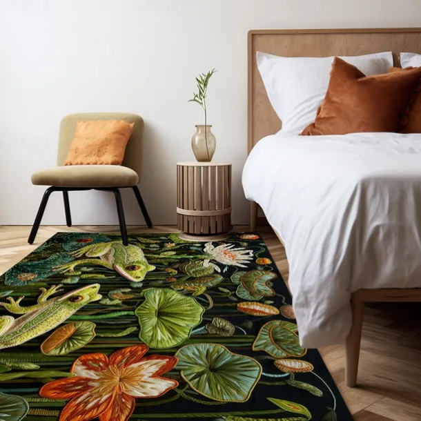 Frogs Pound Area Rug Kitchen Mat Non-Slip Oil Proof Floor Mat Livingroom Rug Indoor Outdoor Mat Bedroom Decor Bathroom Mat Entrance Rug Door Mat