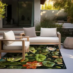 Frogs Pound Area Rug Kitchen Mat Non-Slip Oil Proof Floor Mat Livingroom Rug Indoor Outdoor Mat Bedroom Decor Bathroom Mat Entrance Rug Door Mat