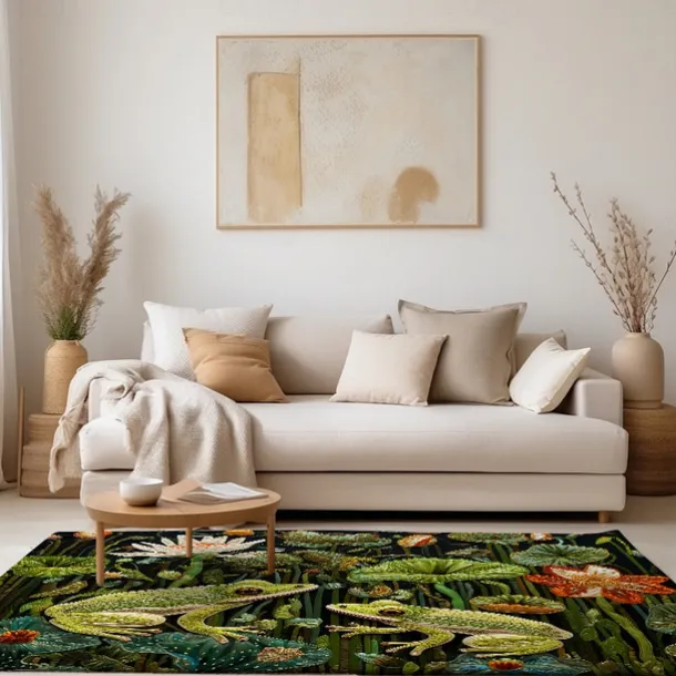 Frogs Pound Area Rug Kitchen Mat Non-Slip Oil Proof Floor Mat Livingroom Rug Indoor Outdoor Mat Bedroom Decor Bathroom Mat Entrance Rug Door Mat