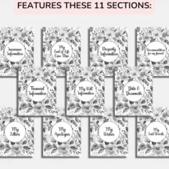 Fuck I'M Dead, End Of Life Planner, I'M Dead Now What Book Planner, Guided Final Arrangements When I'M Gone Workbook Organizer Notebook, for Possessions, Business Affairs, and Final Wishes