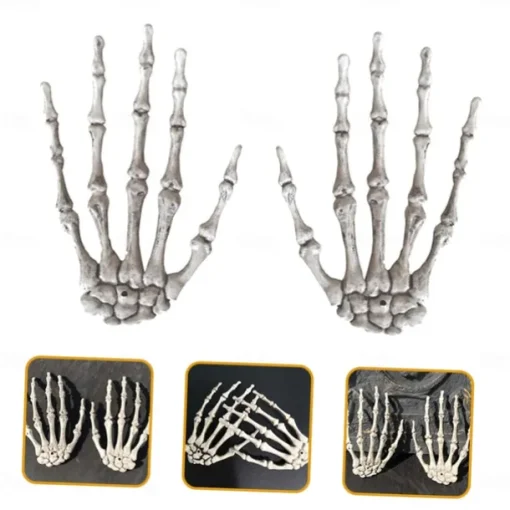 Full Size Skeleton Plastic Skeleton for Halloween Party Scary Halloween Decorations