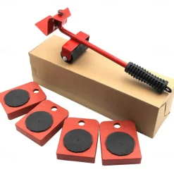 Furniture Lift Mover Tool Set - Furniture Movers with Wheels Heavy Furniture Moving Sliders Appliance Rollers Heavy Duty Furniture Lifter and Sliders Kit - Furniture Movers Sliders Appliance Movers
