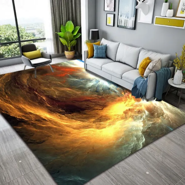 Galaxy Star Area Rug Rug for Livingroom Non Slip Floor Mat Bedside Livingroom Bedroom Indoor Outdoor