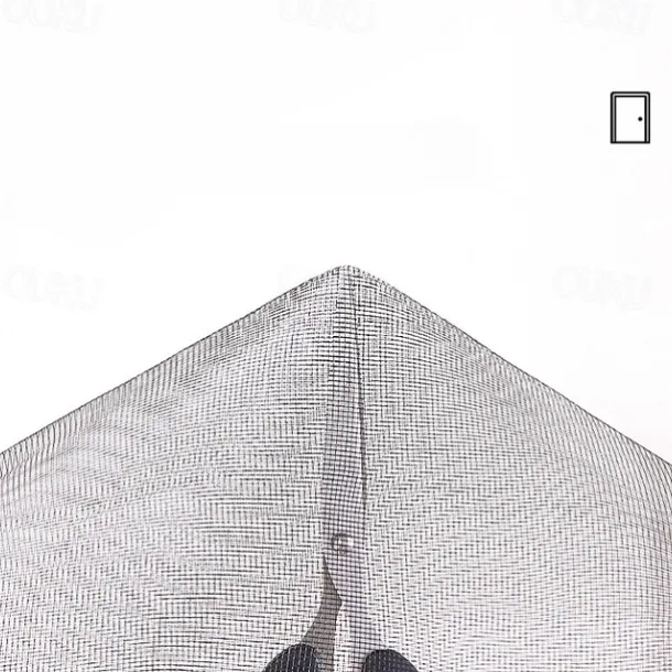 Garage Magnetic Screen Door Garage Door Screen Magnetic Closure Fiberglass Garage Screen Doors for Car Garage Pull Down for Patio, Porch, Window to Keep Bugs Out