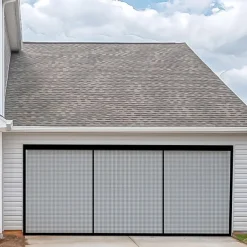 Garage Magnetic Screen Door Garage Door Screen Magnetic Closure Fiberglass Garage Screen Doors for Car Garage Pull Down for Patio, Porch, Window to Keep Bugs Out